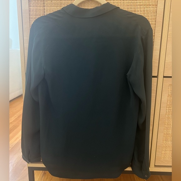 Theory Like New 100% Silk Button Down Size P - Picture 2 of 2